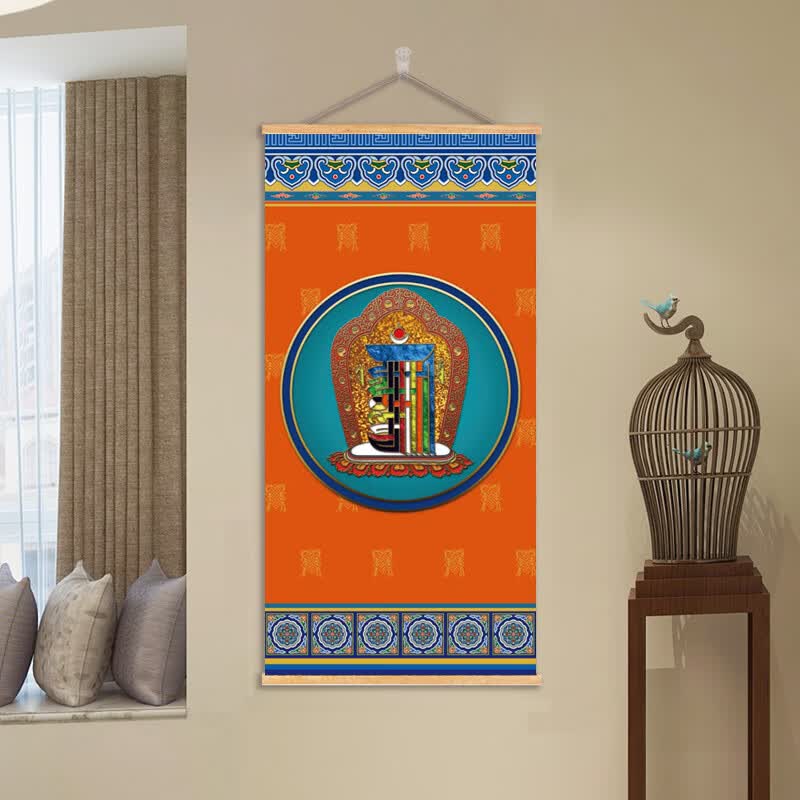 十相自在-a (挂轴画) 41*80cm(不含挂绳尺寸) 原木挂轴 油画布微喷