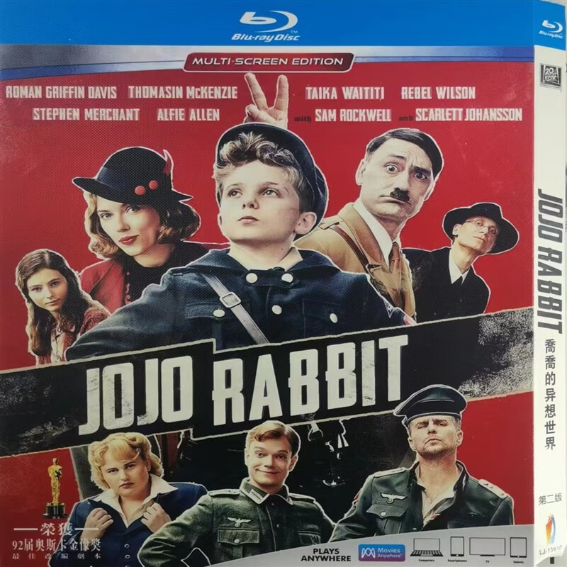 乔乔的异想世界 bd高清1080p剧情喜剧战争电影蓝光碟片盒装收藏