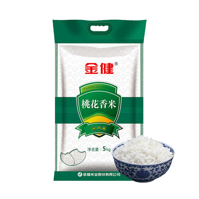 金健桃花香米10kg20斤大包装家庭装好米籼米大米香米 金健桃花香米5kg