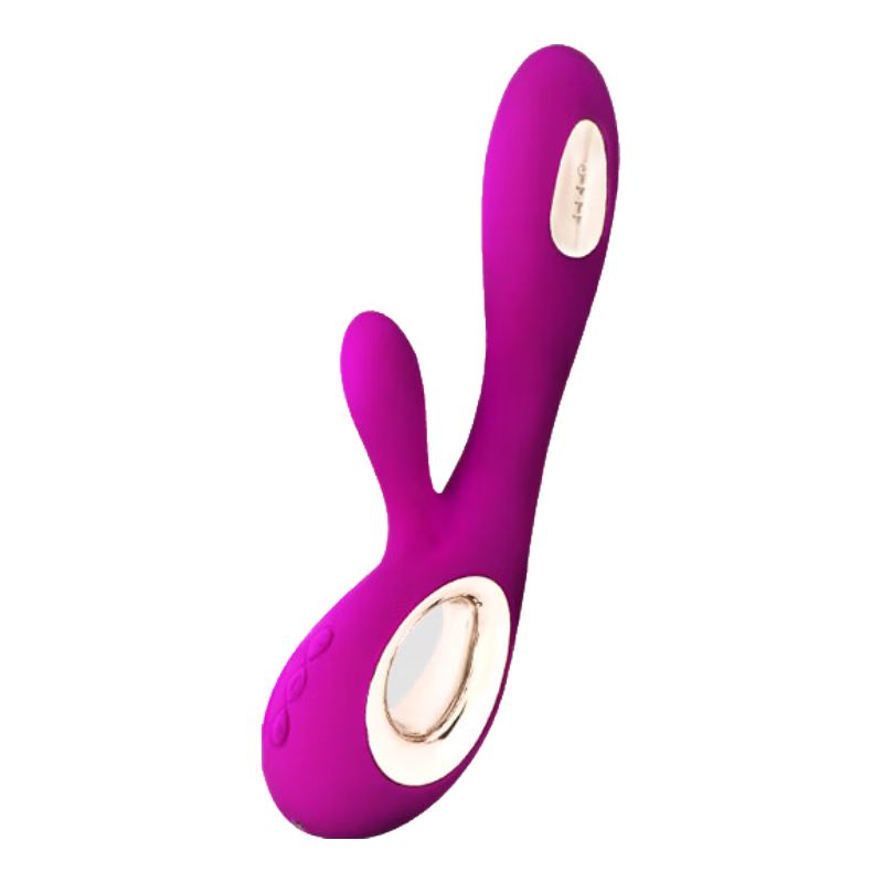 LELO  震动棒 插入式女用自慰器 电动按摩av棒 夫妻成人情趣用品玩具 【内外强震】索瑞亚 深玫红