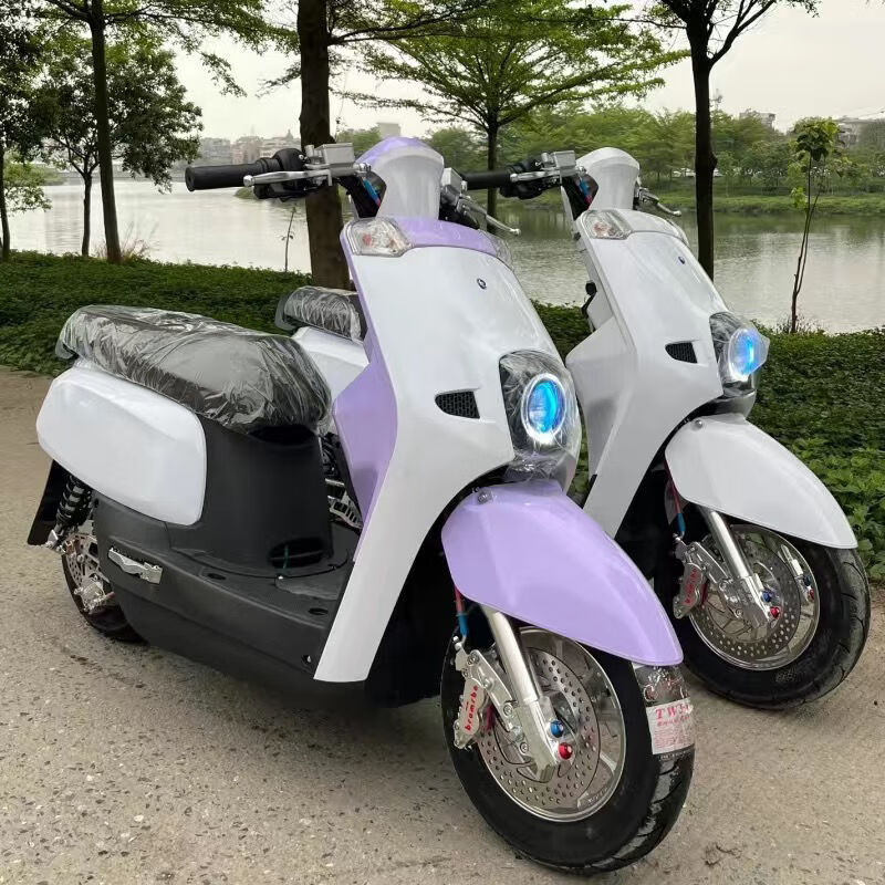 神旅2024全新酷奇新款改裝升級配置酷奇電動車電摩正品成人雙人情侶款 72180+1500瓦72v20A