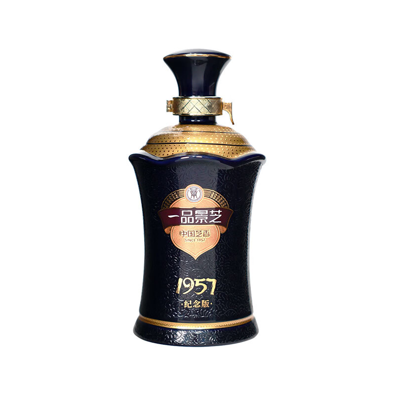 景芝一品景芝 芝麻香型白酒 芝香送禮白酒 53度 100mL 1瓶 1957紀(jì)念版