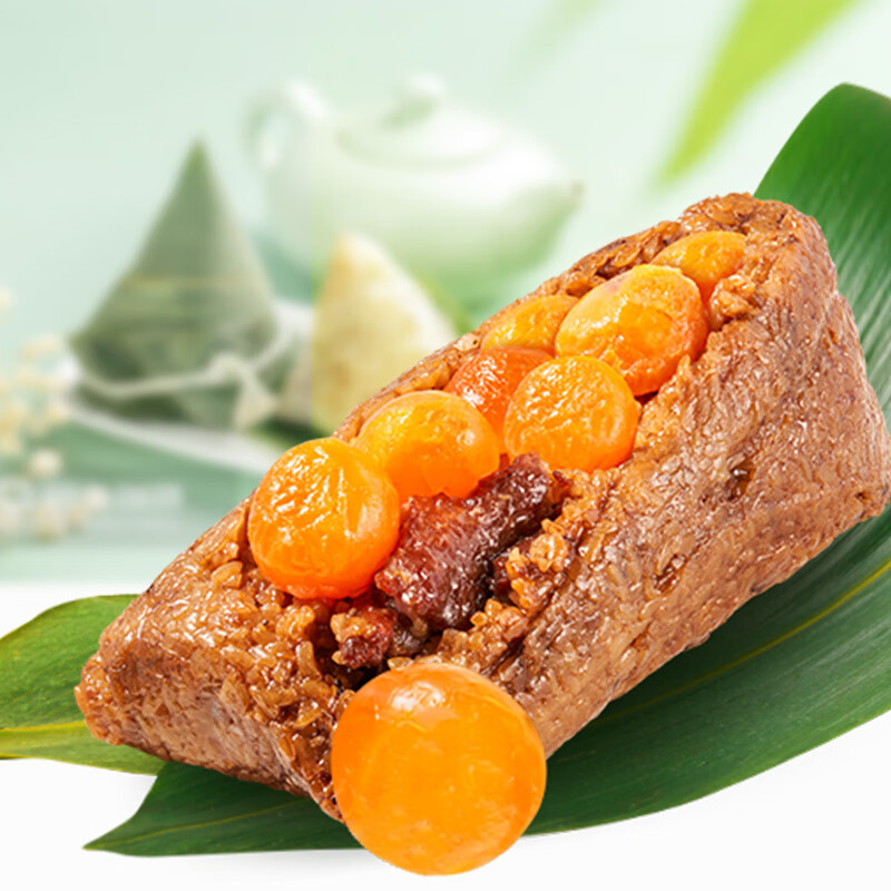 茗仟(mingqian)广州酒家高端粽子礼盒七龙珠粽双蛋黄多口味端午节特产