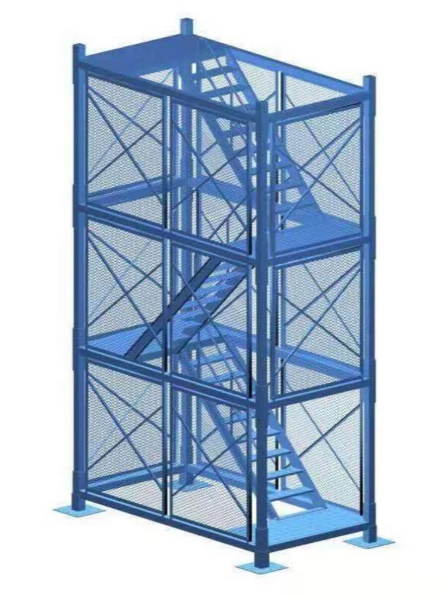 笼现货建筑工地安全爬梯防护梯笼桥梁墩柱盖梁平台施工 安全梯笼预付