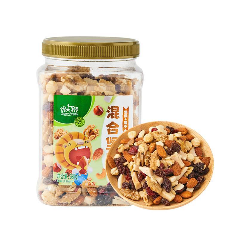 望蓝川永辉馋大狮坚果系列开心果巴旦木忍榛子仁核桃椰果仁灌装 1袋