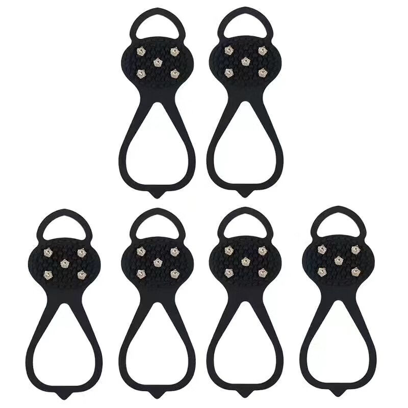 元族防滑鞋套带钉防滑鞋钉雪爪鞋套冰面雪地爪户外雪天登山链装备鞋底