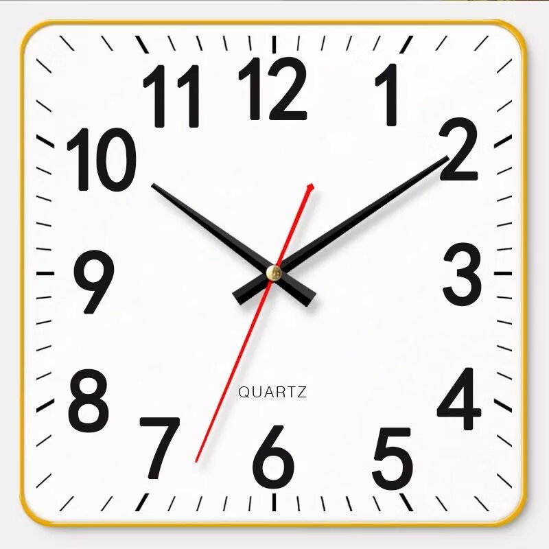 【现发】创意大气客厅钟表挂钟现代简约装饰家用时尚网红挂画时间