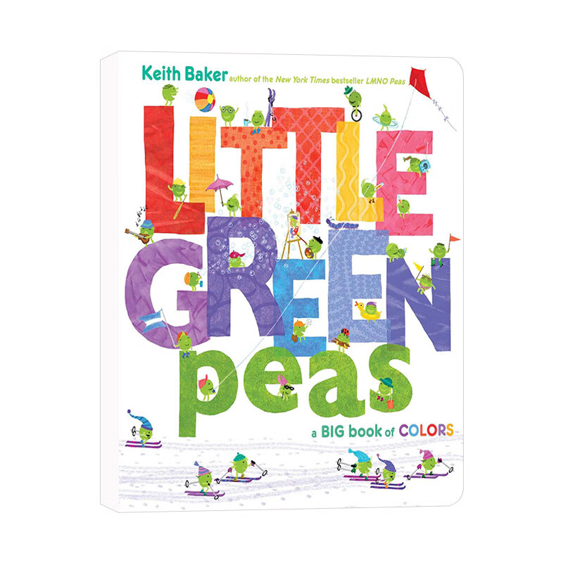 进口原版书 little green peas 小绿豌豆