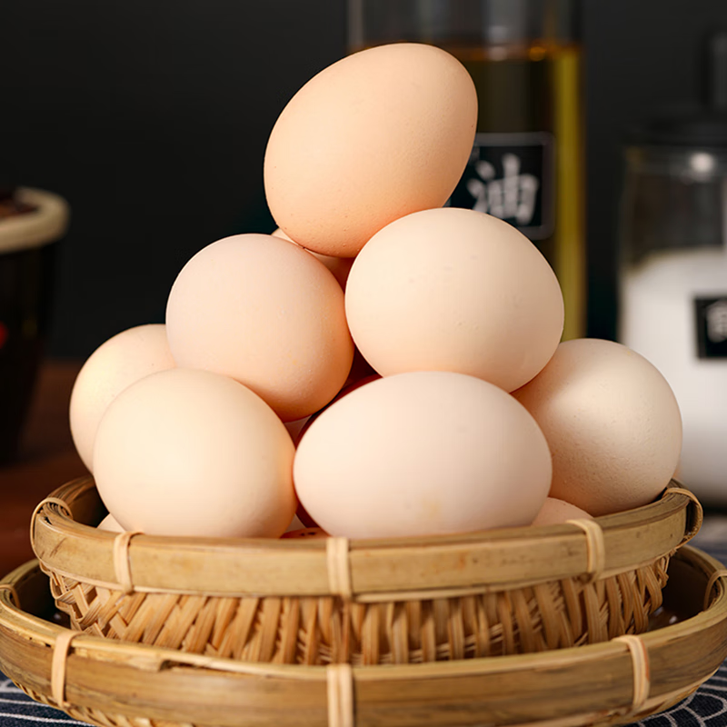 俩老头新鲜土鸡蛋农家散养正宗农村草鸡蛋笨柴鸡蛋40g±5g 新鲜土鸡蛋20枚