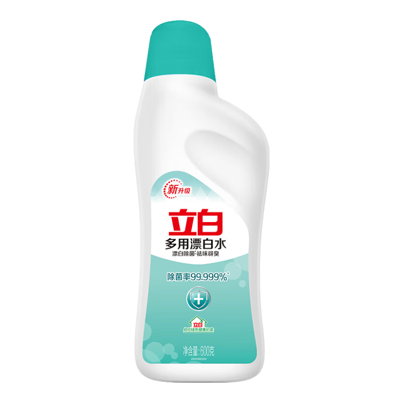 立白多用漂白水600g瓶 除菌漂白去渍除臭 居家清洁多用途