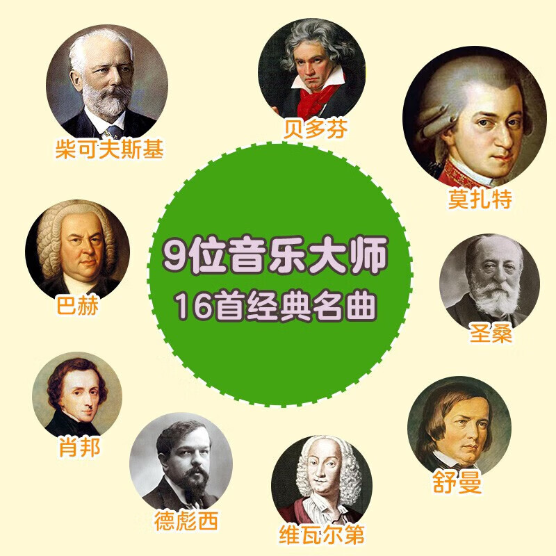 点读版】小鸡球球发声书 宝宝手指点读早教启蒙 触摸发声书 小鸡球球发声书:来听古典音乐