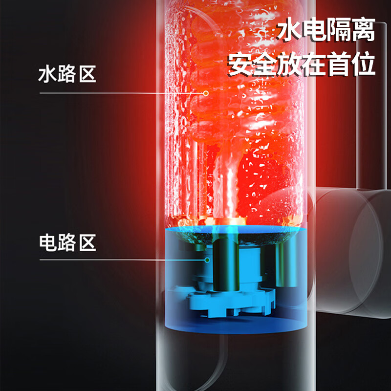 志高（CHIGO）电热水龙头热水器即开即热即热速热式热水器厨卫两用智能数显加热水龙头 【KBS32B漏保插头+万向头】智能数显不锈钢机身