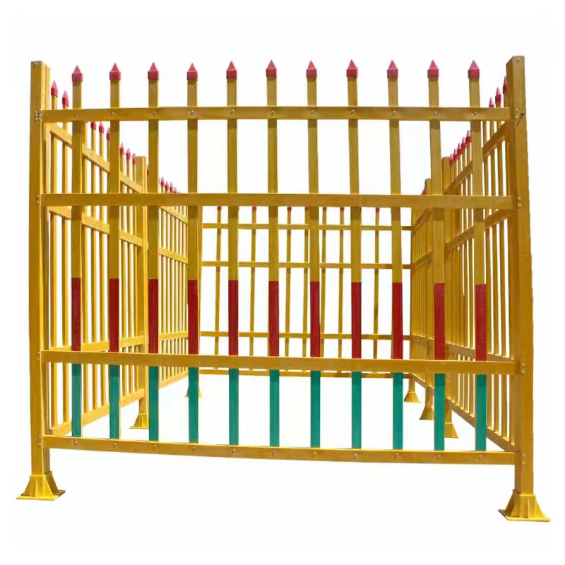 叽哩哇啦玻璃钢变压器围栏绝缘箱变配电室防护栏电力防腐电网围栏