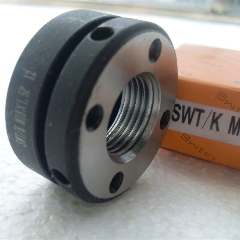 k型轴向端面缩紧锁紧螺母m16-m55精密丝杠圆螺帽swt/k思维福特 m55x2