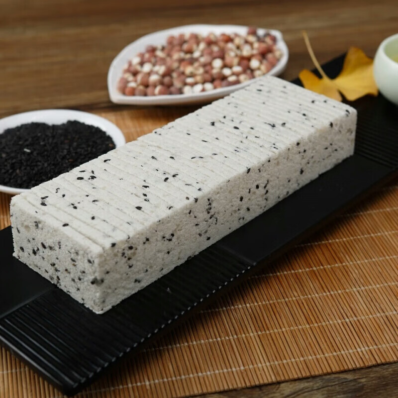 虎钢馋特产1520g西塘水乡古镇特产芝麻糕芡实糕切糕云片糕