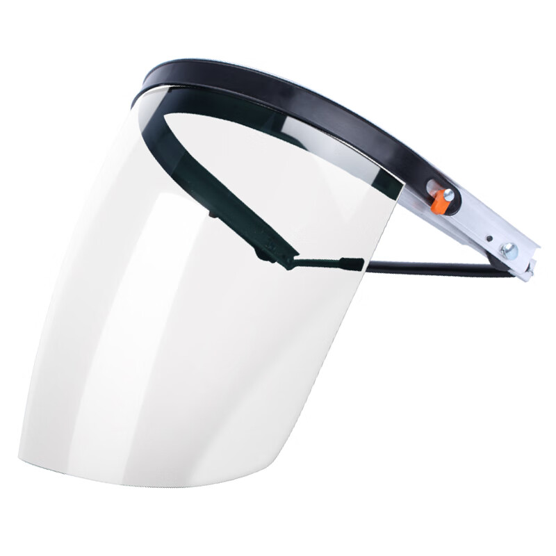 伏兴 电焊面罩 耐高温防护面屏配帽式焊接面屏 防冲击飞溅面罩 pc有机