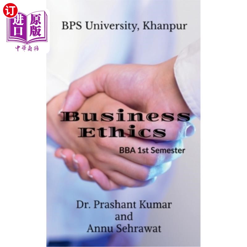 海外直订business ethics: for b.b.a.