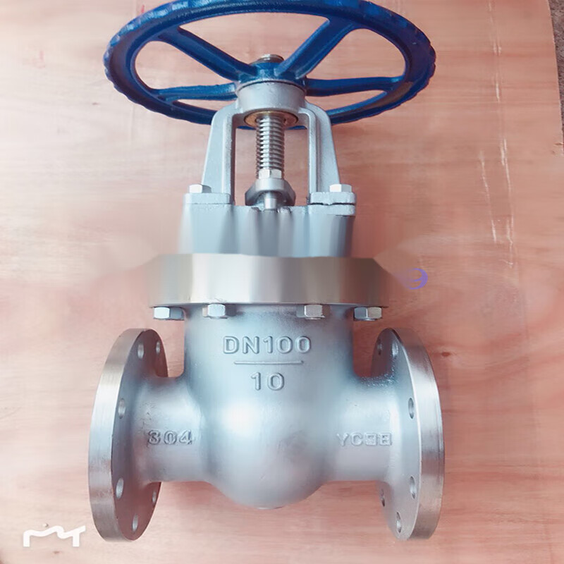 304不锈钢法兰闸阀不锈钢闸阀z41w-10p明杆开关阀门10压力 304dn50