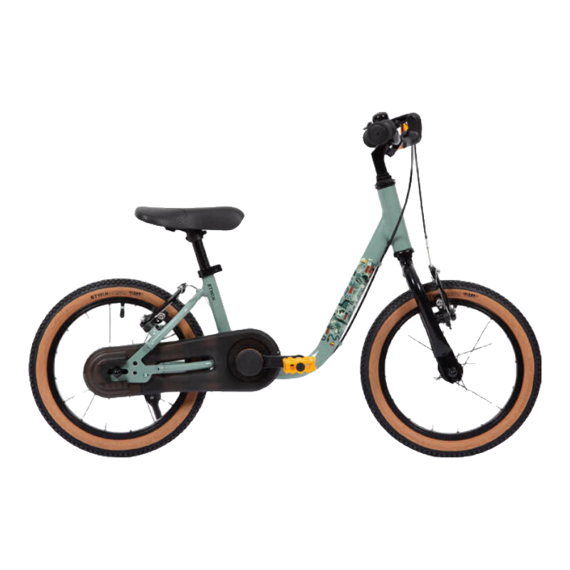 迪卡侬自行车儿童自行车14寸安全二合一儿童平衡车4311500