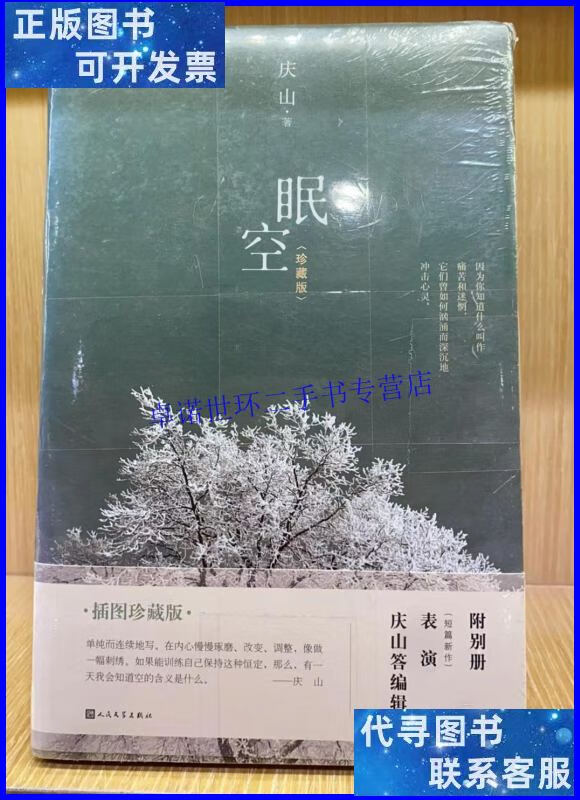 【二手9成新】庆山:眠空 /庆山 人民文学出版社