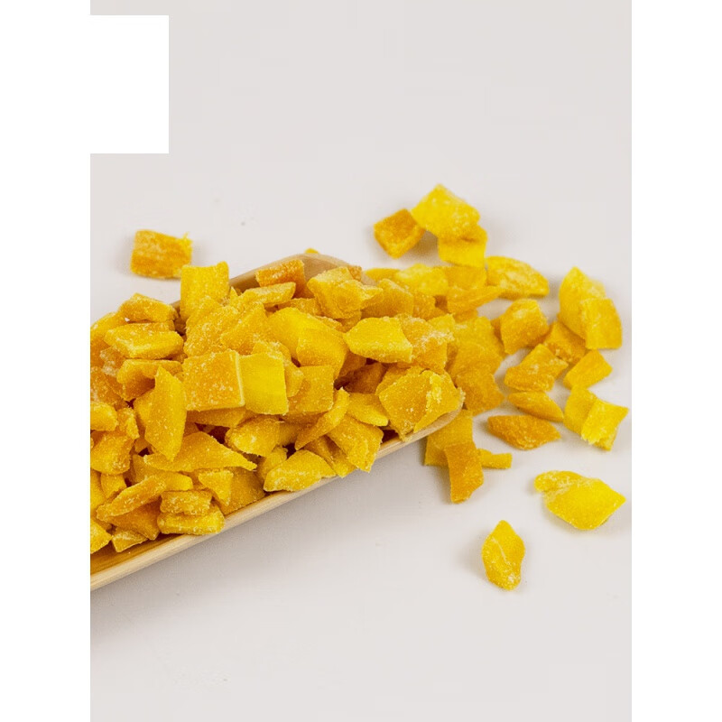 宜享健康芒果丁粒碎干1斤装烘焙原料500g果干果脯类2斤散装大袋一整箱