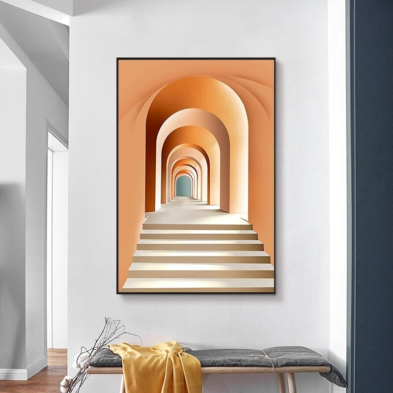 辉音现代简约过道玄关挂画走廊客厅装饰画卧室沙发背景墙入户进门房间