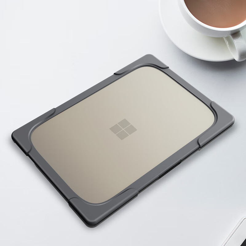 米兜兜Moredoo适用微软Surface Laptop 3/4/5笔记本电脑保护壳GO 12.4英寸支架套13.5/15"全包 灰色 Laptop Go 1/2 /3代  12.4英寸