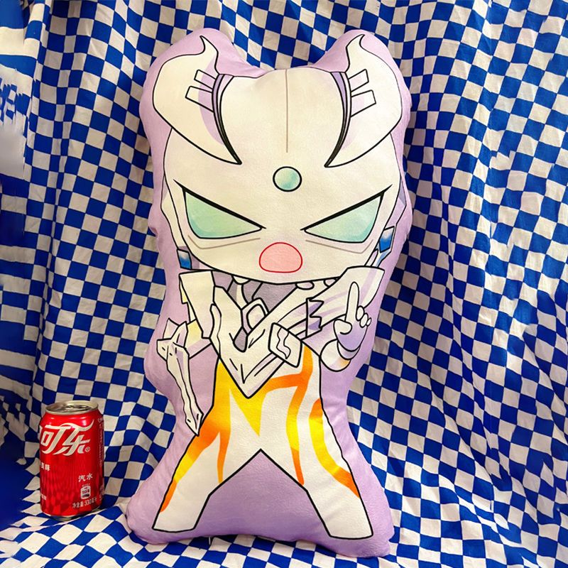奥特曼抱枕可拆洗卡通赛罗长条银河迪迦捷德玩偶公仔儿童生日礼物