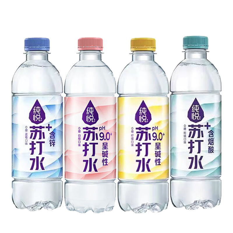 善元堂可口可乐纯悦呈碱 可口可乐纯悦苏打水450ml*15瓶整箱0糖0汽0脂