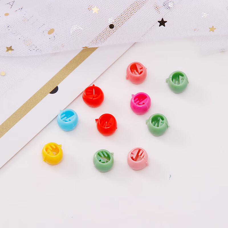 和极美泫雅同款豆豆扣韩版糖果色混合装彩色发卡小抓夹少女发夹发卡