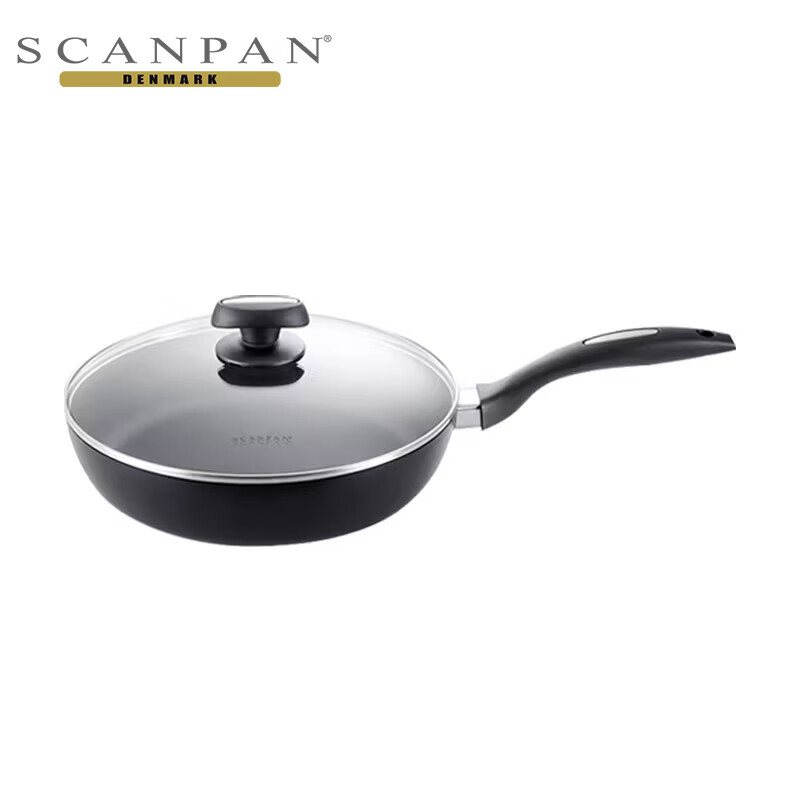 SCANPAN思康丹麦原装进口ES5系列不粘炒锅家用炒菜锅不粘锅经典系列 314539 | ES5系列深煎锅 28cm
