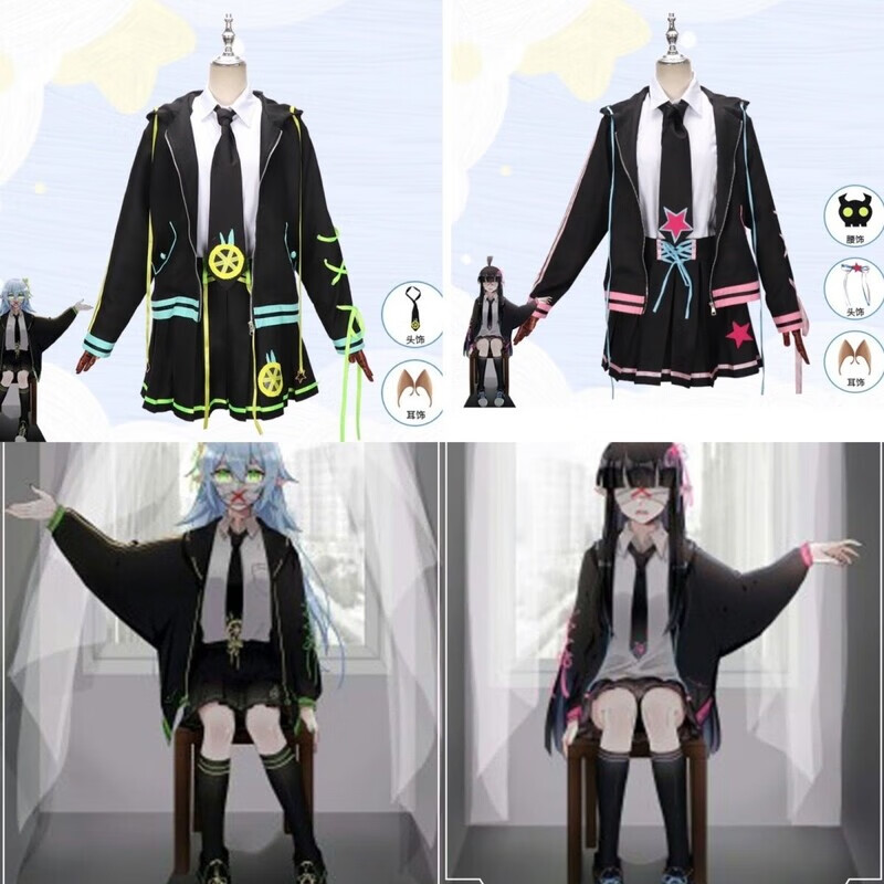 鲁伊森凯莉cos服雾霾凹凸世界系列安莉洁cosplay女装动漫日常服装学院