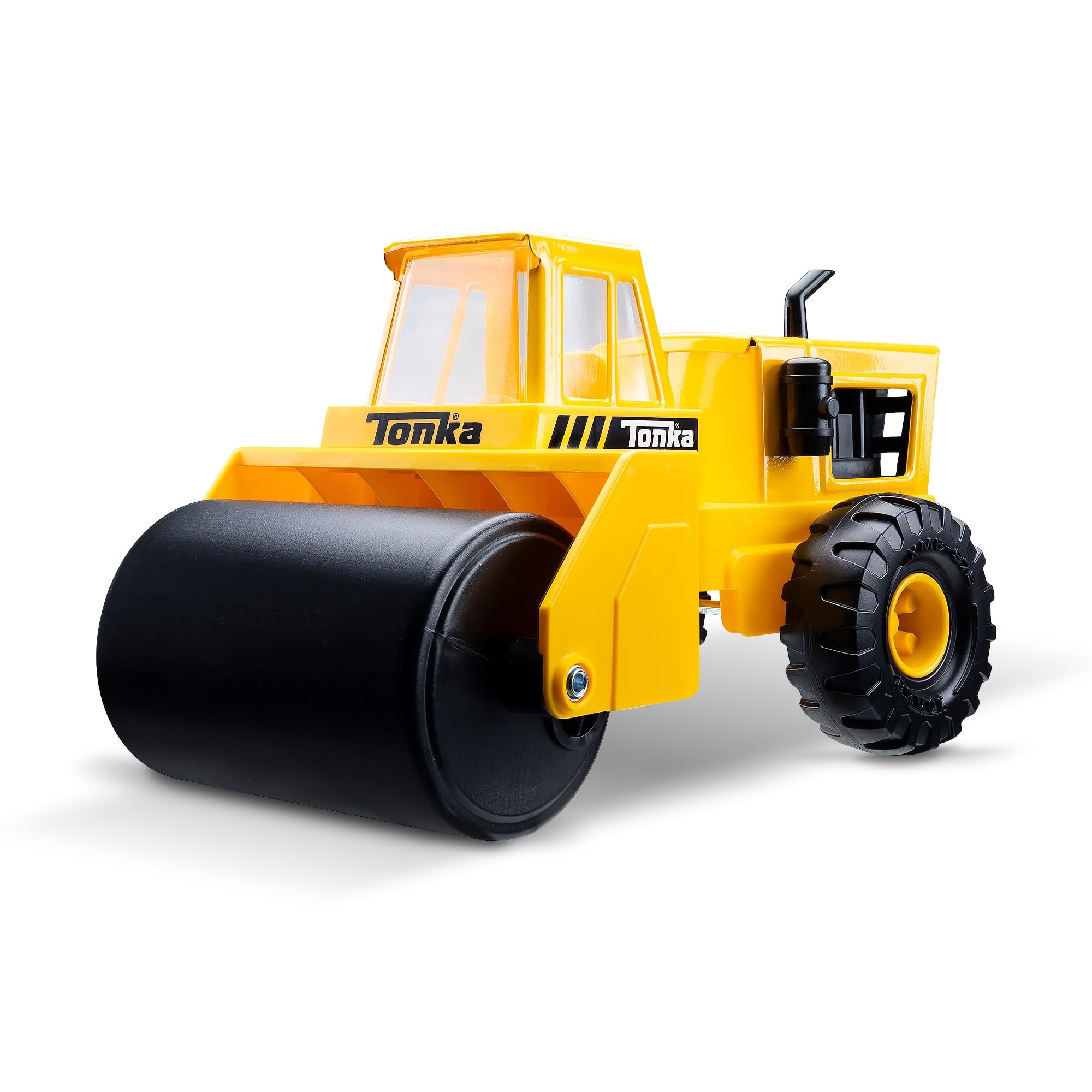tonka 钢制蒸汽压路机 可填充滚筒 35cm大型儿童工程车 3岁以上适用