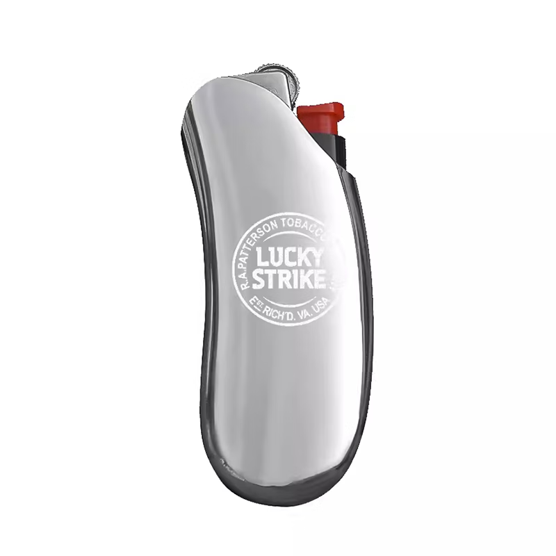 草蜢激光雕刻 草蜢一次性可替換迷你砂輪打火機(jī)防爆高質(zhì)感 銀色lucky 1支 1殼1機(jī)芯