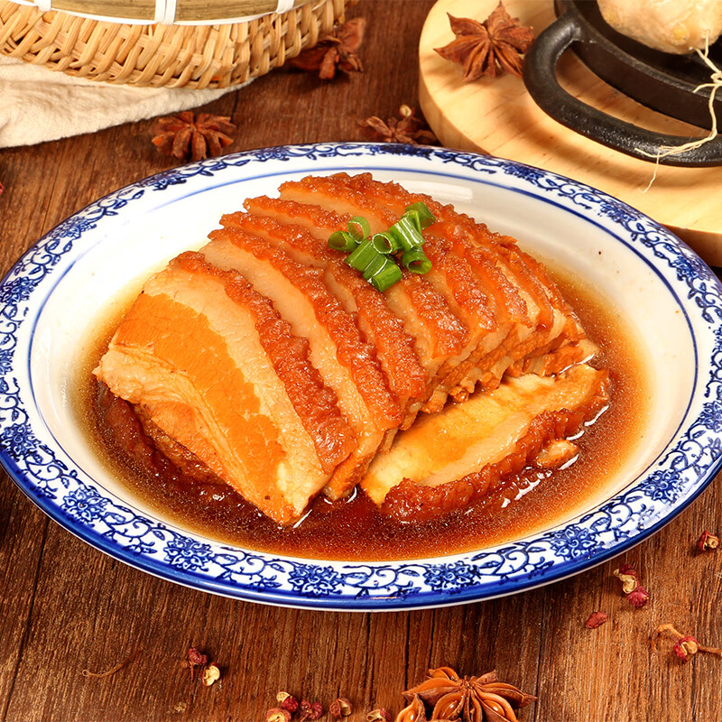 牛小懒魏记 大块红烧肉五花肉熟食扣肉坯子扒肉条大肉皮预制菜加热