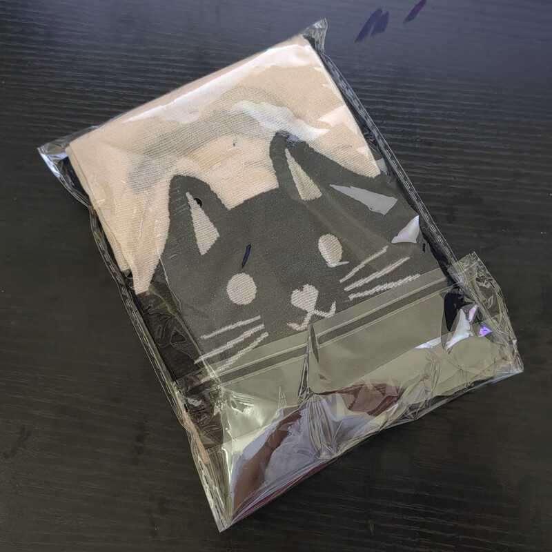 arpgnhn日系假高筒过膝假大腿卡通假高筒猫咪尾巴拼接丝袜连裤袜打底