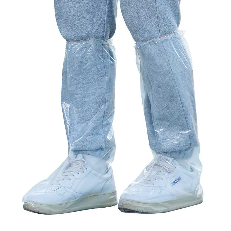Biaze 毕亚兹 一次性防雨鞋套10只装雨靴加厚男女防水防滑长筒塑料鞋套