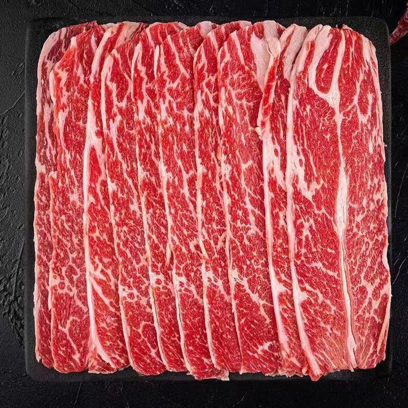 和牛m5原切牛肉片烤肉烧烤涮火锅食材配菜和牛牛肉片 和牛m5原切牛肉