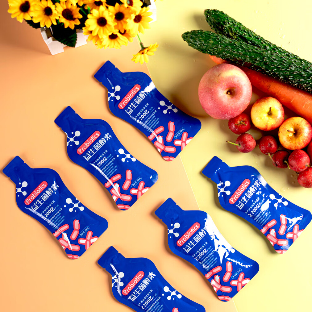 古井健康欣肝保倍益生菌酵素植物发酵酵素液体饮料益生元嗨吃不怕 益生菌酵素 20ml*7袋 /盒