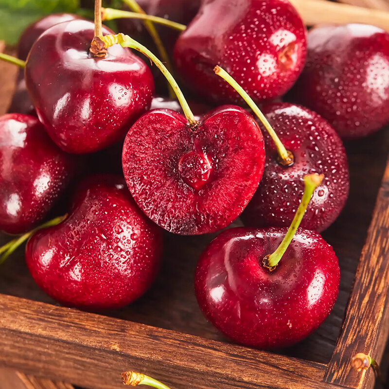 京农超【头茬预定】山东大樱桃 新鲜水果国产车厘子 时令生鲜水果端午节 4斤(净重) 甄选果 单果25-28mm