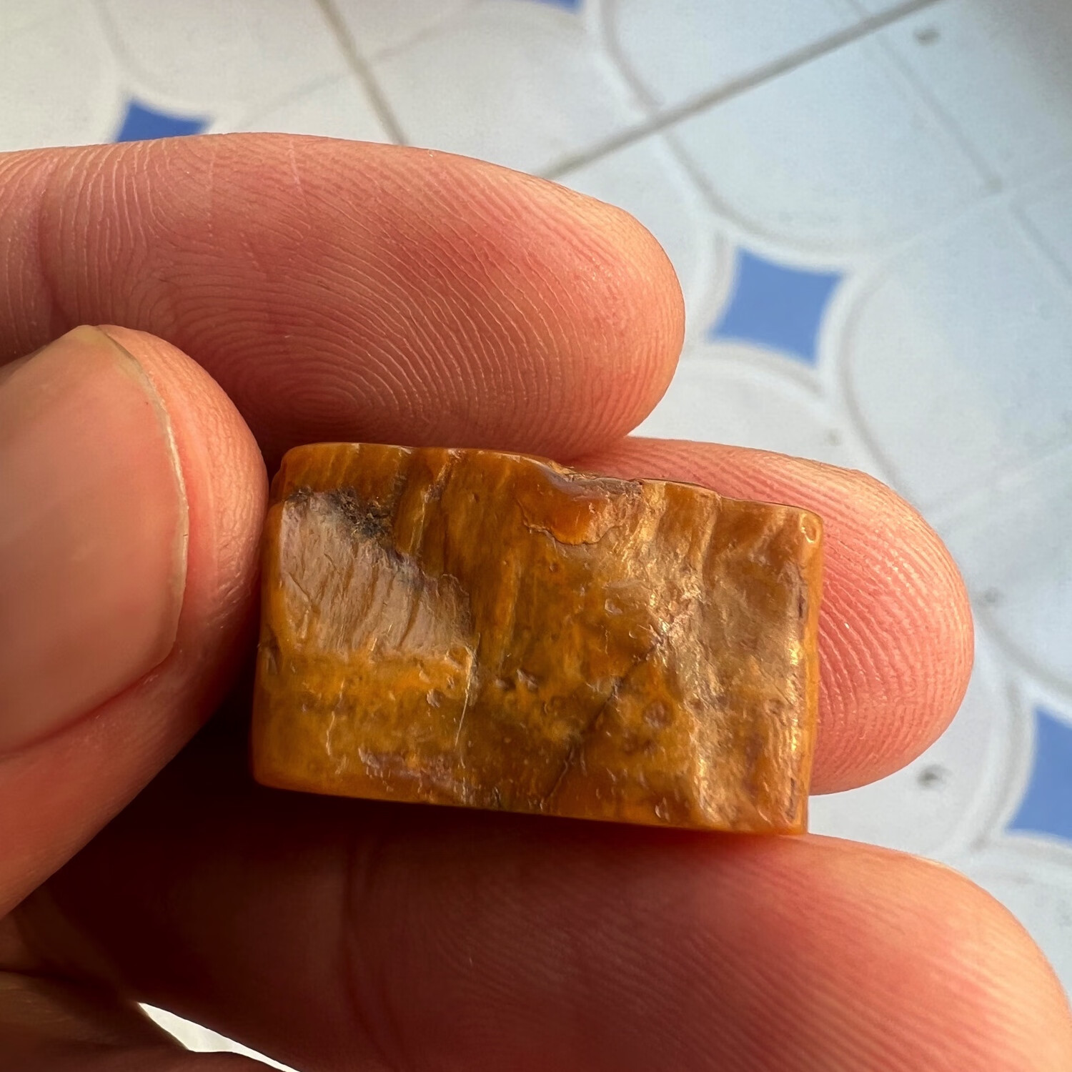 福建寿山田黄石原石5.66克