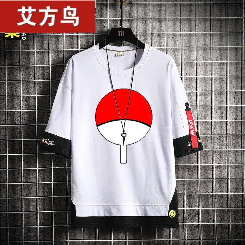 艾方鸟(aifangniao)动漫火影忍者宇智波晓组织佐助鼬鸣人族徽联名衣服