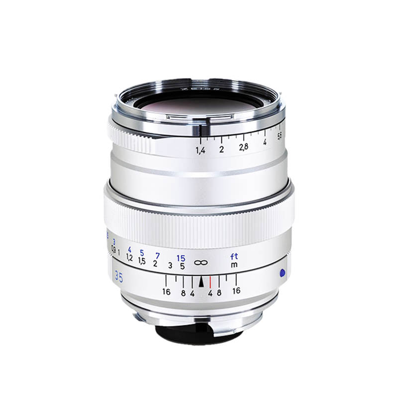 蔡司（ZEISS）Classic系列徠卡ZM口旁軸相機Biogon/Sonnar/Distagon定焦鏡頭T*防反射手動對焦 Distagon 1.4/35 銀色 徠卡口