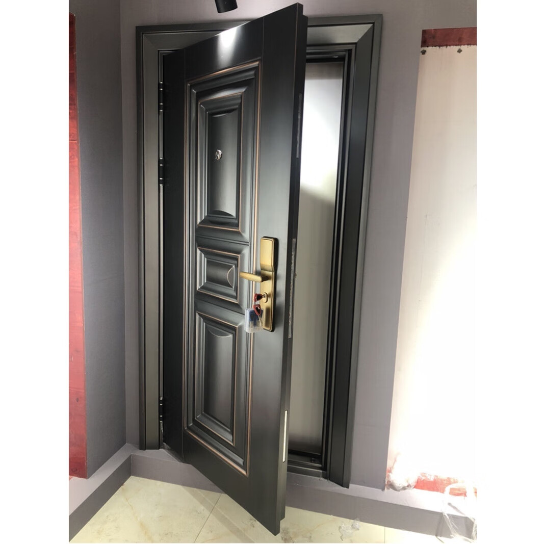 进户入户门锌合金工程门别墅进户门子母防晒防水门 2050*860外包外左