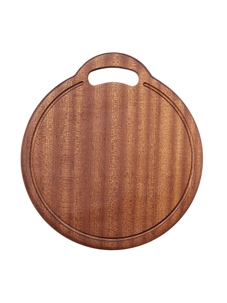 拓进德国进口品质千端乌檀木切菜砧板实木切菜板家用切水果板整木面包