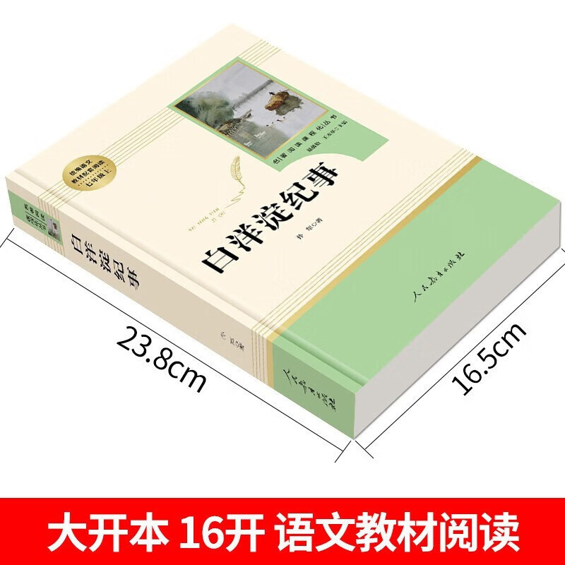 【严选】白洋淀纪事 七年级上册 人教版名著阅读课程化丛书 初中语文JST