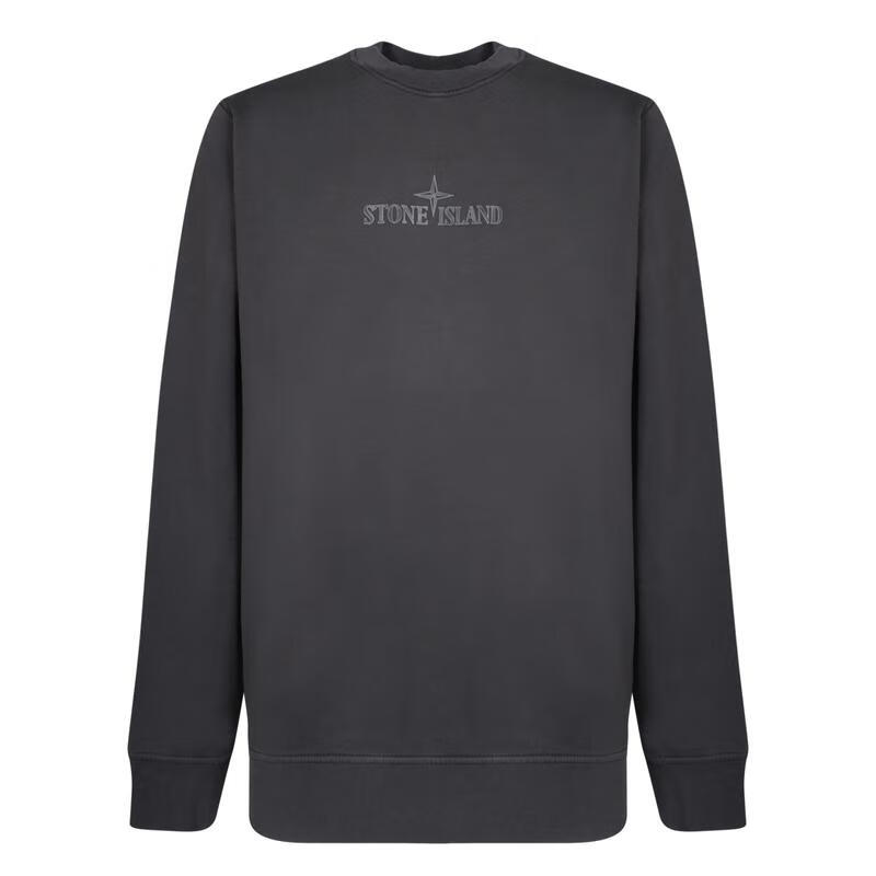 STONE ISLANDStoneIsland男士休闲棉质针织衫 灰色 M