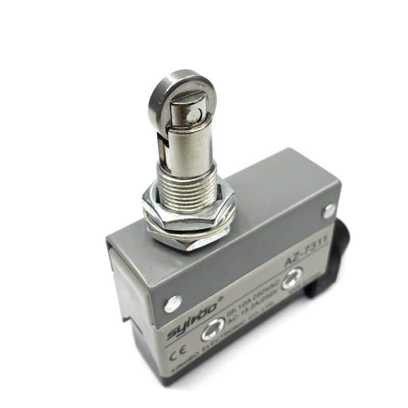 银触点微动开关az-7311行程限位开关cz tz-7311 金属滚轮一开一闭
