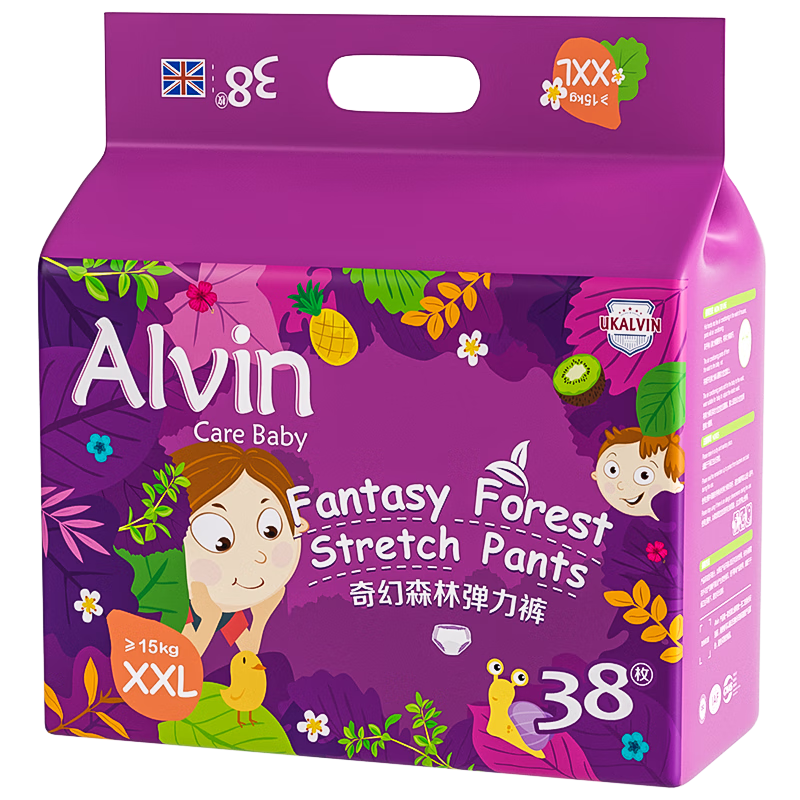 ��ޱ��Alvin���ɭ��ɣ��˿������XXL��38Ƭ����ҹ�ð�˯�ɳ�����ʪ 157.53Ԫ