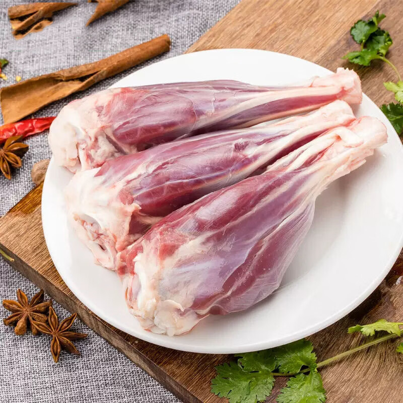 鲜切速冻内蒙古羊肉拼装套餐 整根小羊腿* 4斤(切块发货)